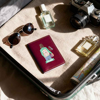 Passport Holder Women Faux Leather Custom Covers for Passports-Just Going