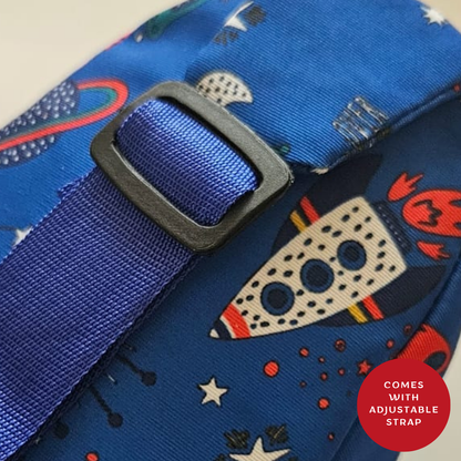 Personalized Mini Crossbody Bag for Kids' Space-Themed  – Fun, Functional, and Durable for Everyday Adventures