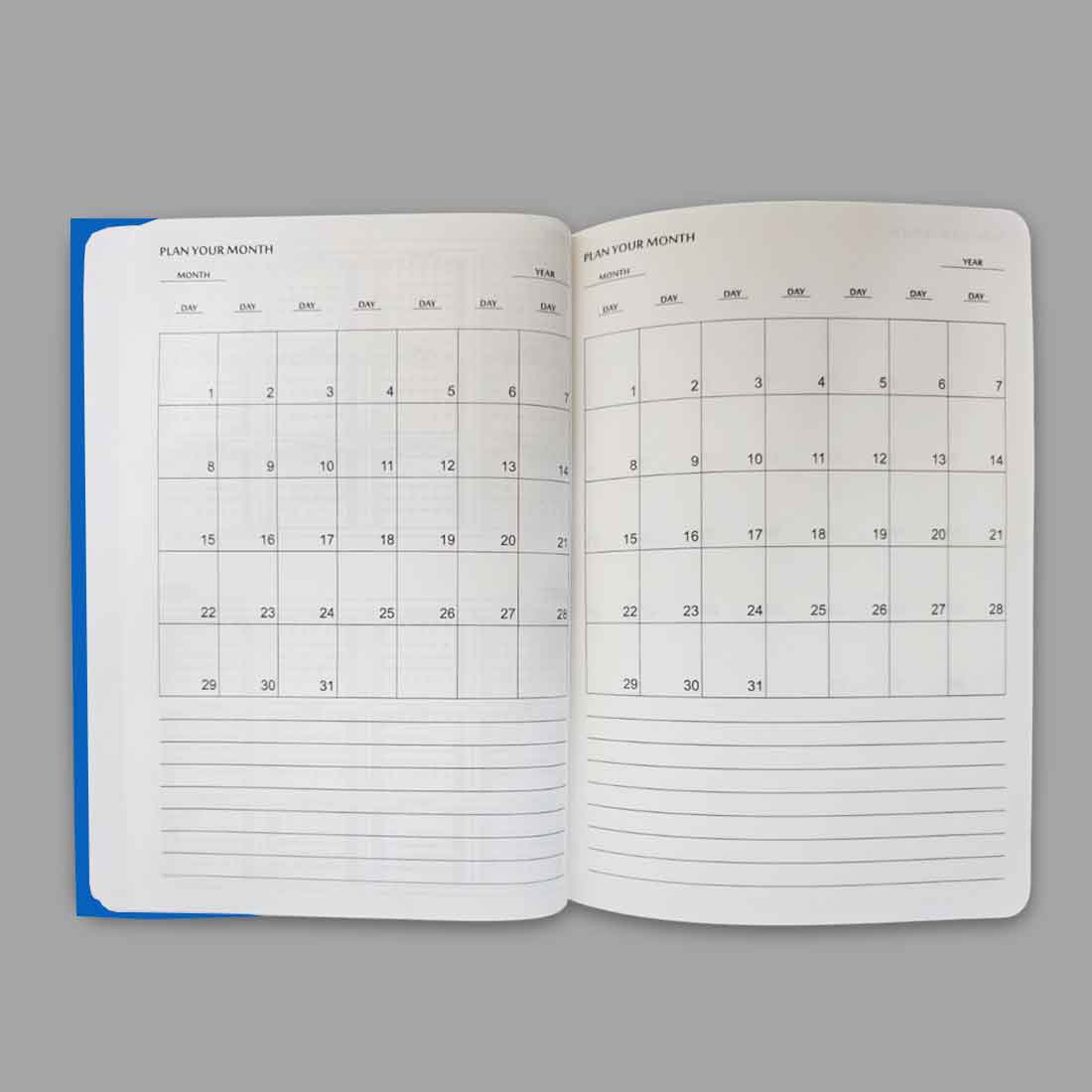 Nutcase Customized Diary with Calendar & Planner - A5 Size Hard Cover, Designer Diaries