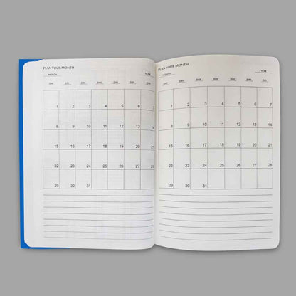 Nutcase Customized Diary with Calendar & Planner - A5 Size Hard Cover, Designer Diaries