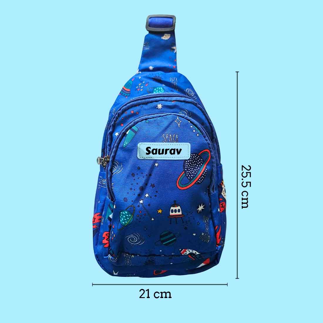 Personalized Mini Crossbody Bag for Kids' Space-Themed  – Fun, Functional, and Durable for Everyday Adventures
