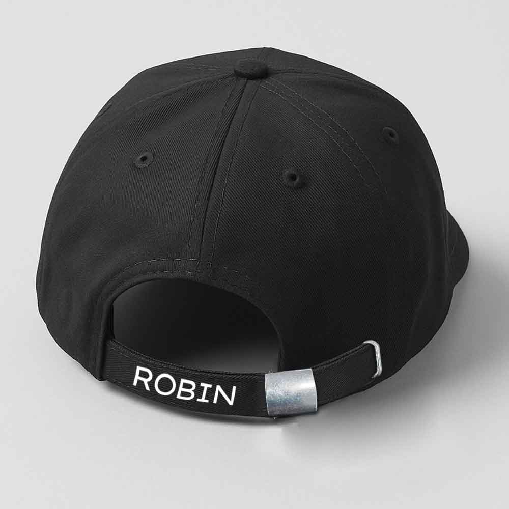 Custom Flat Brim Cap for Men – Rappers Swag Cap in Black