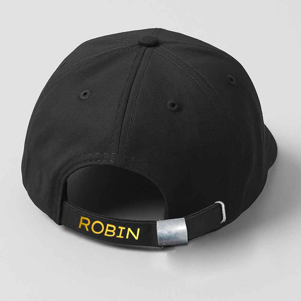 Custom Flat Brim Cap for Men – Rappers Swag Cap in Black