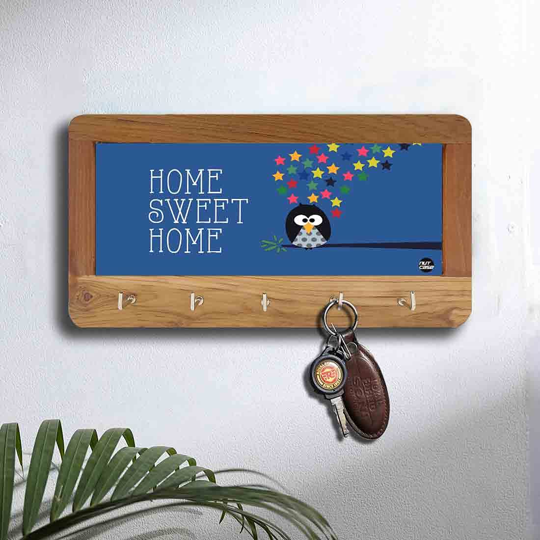 Key Holder Hanger for Wall Mount Keys Organizer - Home Sweet Home