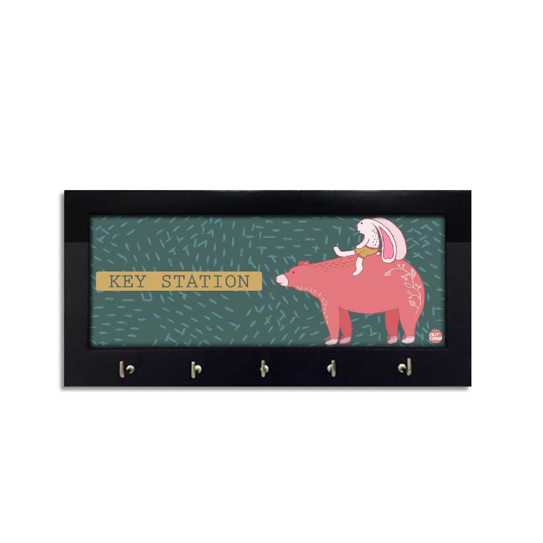 Wooden Modern Key Holder for Wall Keys Hanger - Hangout