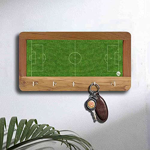 Unique Key Holder for Wall Keys Organizer - Football Pitch