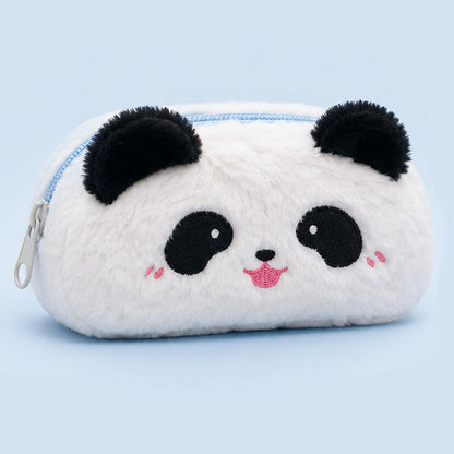 Customised Pencil Pouch with 3D Ears | Birthday Gift for Kids | Plush Faux Fur Pencil Box