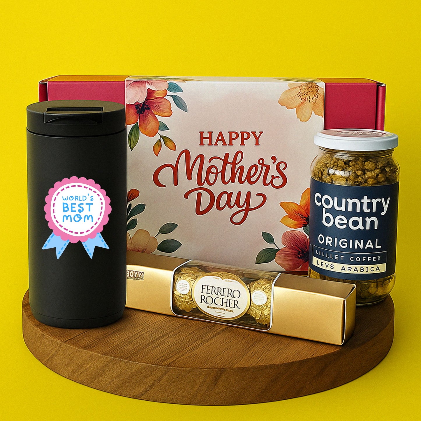 Mother’s Day Coffee Tumbler – 400ml Stainless Steel Flask Coffee Gift Set