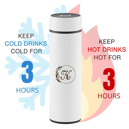 Customized Temperature Water Bottle with Insulated Display Bottle 500ml