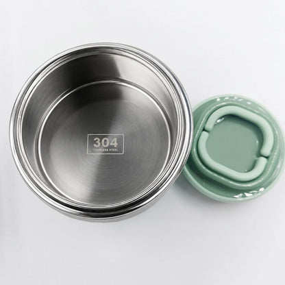 Customised Tiffin Box | 2-Layer Stainless Steel Lunch Box for Kids | BPA Free | Food Grade | Leakproof