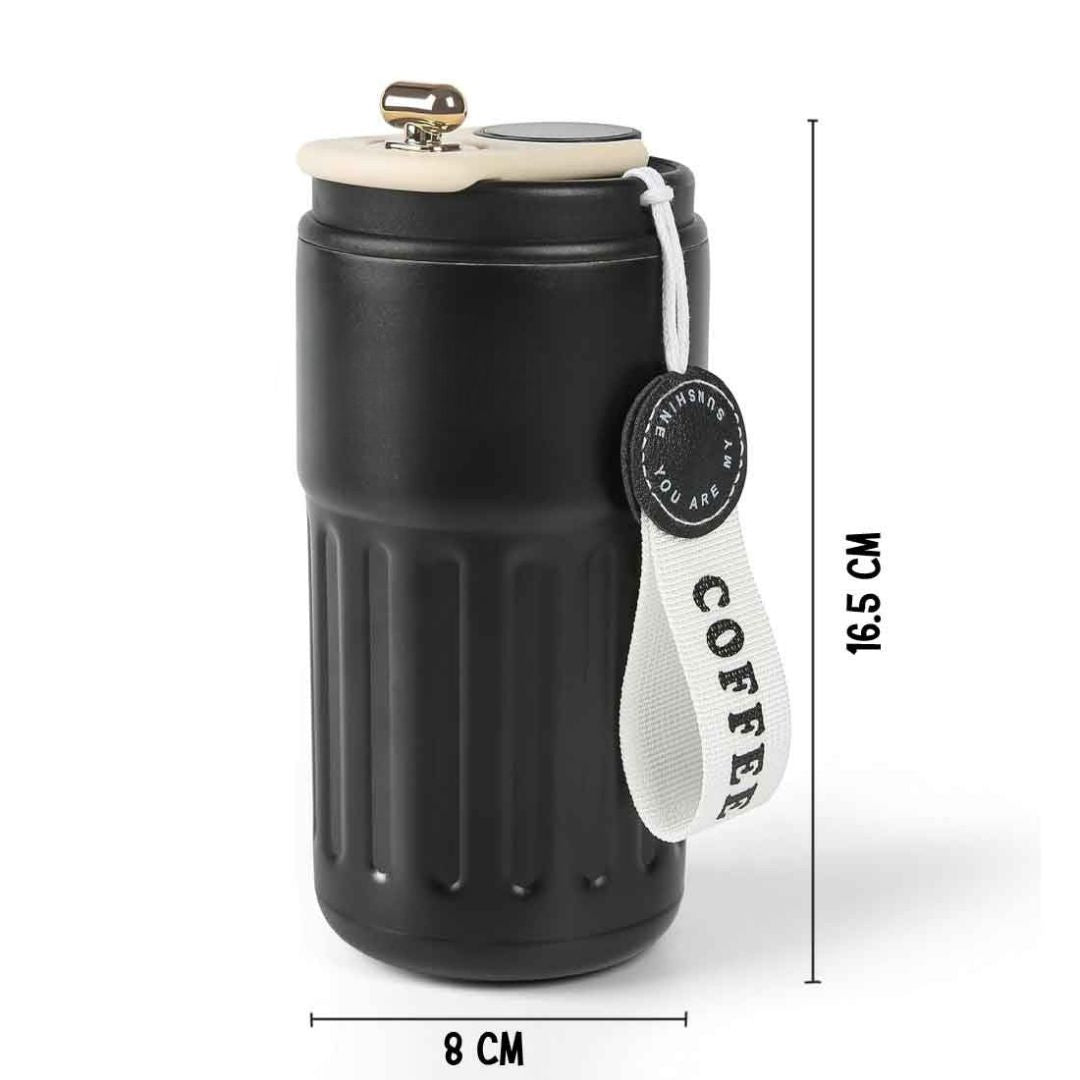 Personalized Diwali Gift Set Temperature Display Coffee Tumbler & Thermos Flask (500ml)