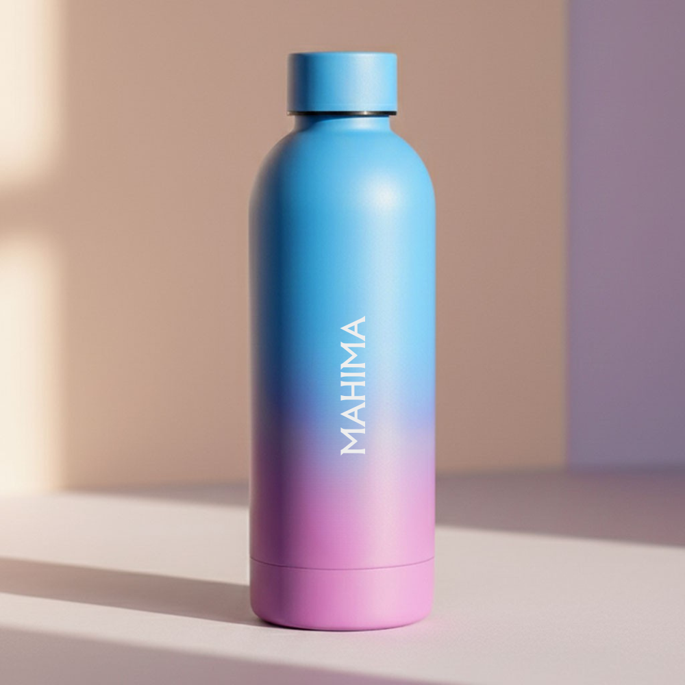 Personalised Water Bottles | Vacuum Insulated Bottles | 500ml Double Insulated Bottle, Leakproof, BPA-Free