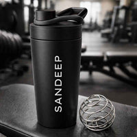 Custom Shaker Bottle for Protein Mixer Sippers Gym Workouts with Whisk Ball