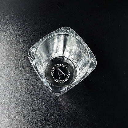 Nutcase Personalised Shot Glasses Engraved Initial