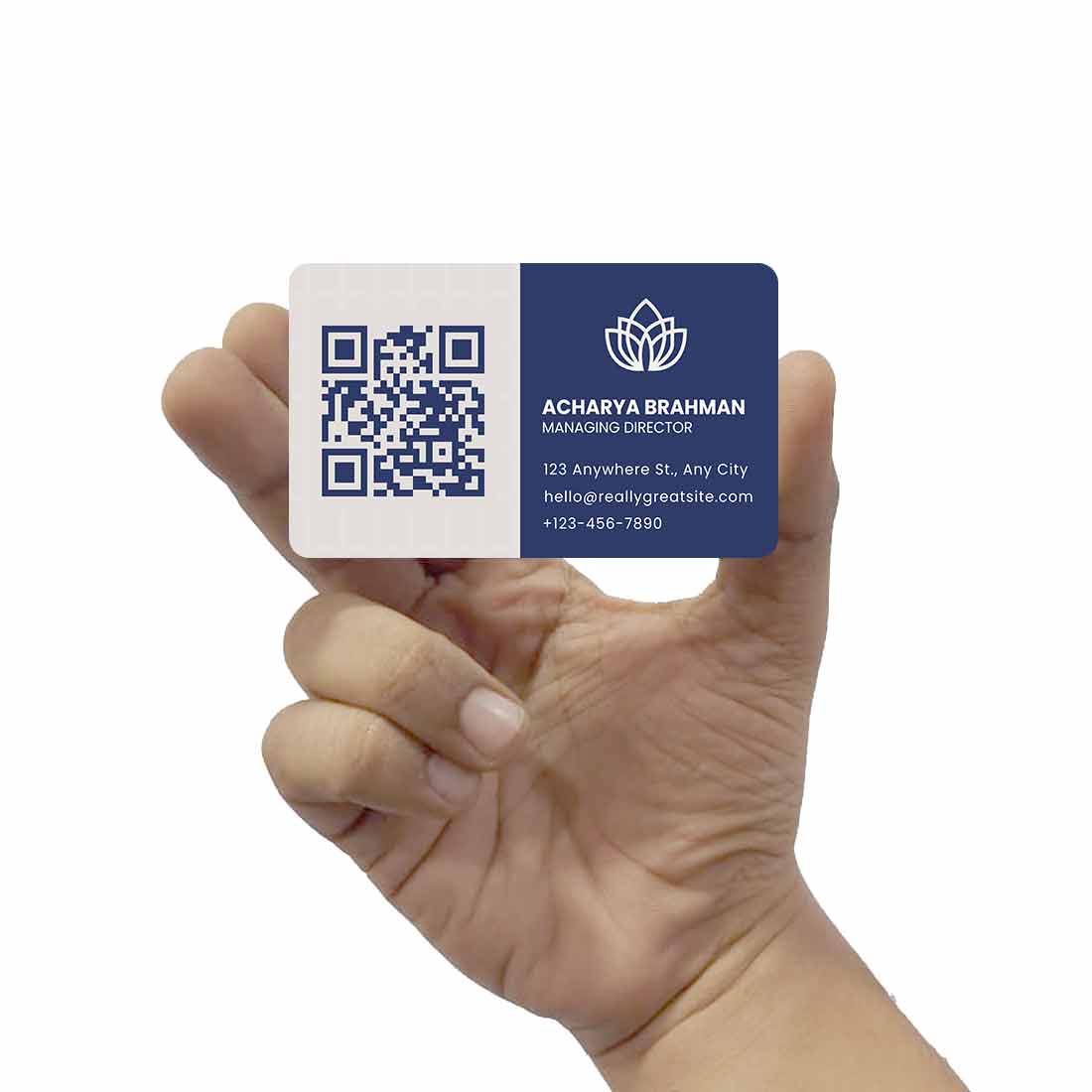 Personalized QR Code Wallet Card with NFC Online India