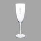 Champagne Flute Glass with Name