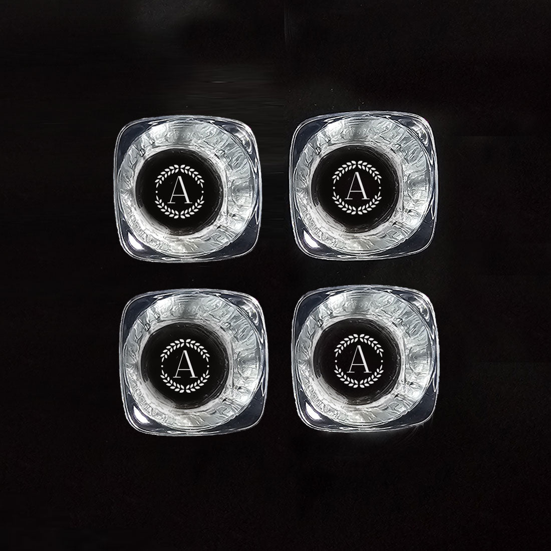 Nutcase Personalised Shot Glasses Engraved Initial