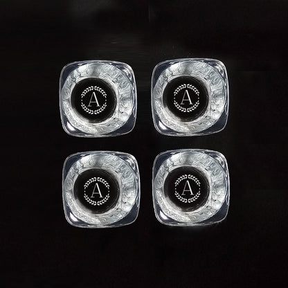 Nutcase Personalised Shot Glasses Engraved Initial