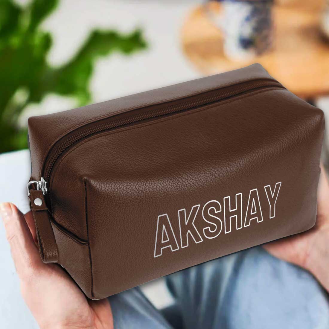 Mens Travel Pouch Bag with Name Nutcase India - Main Image