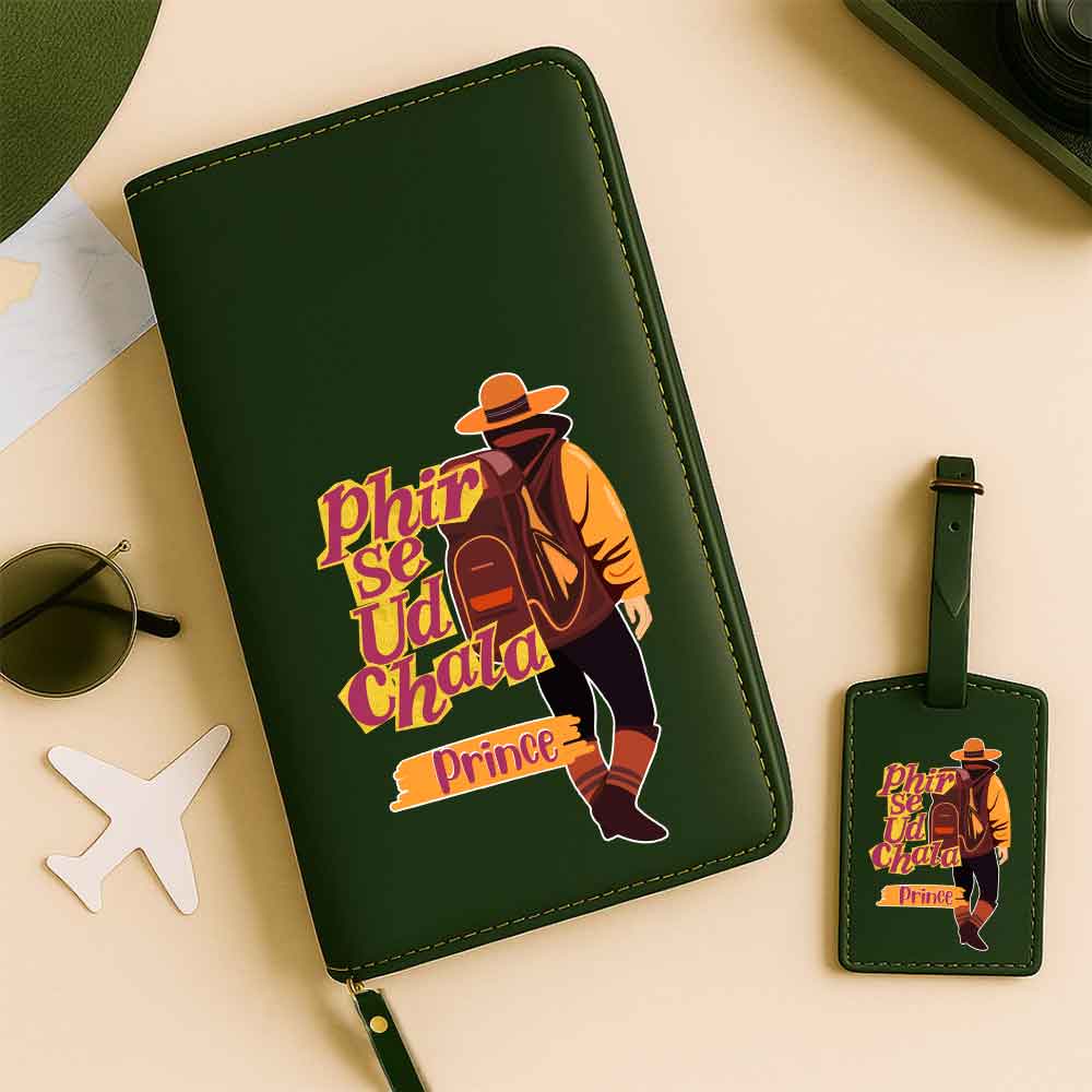 Custom Travel Organizer & Luggage Tag Combo – Personalized Gift for Travelers