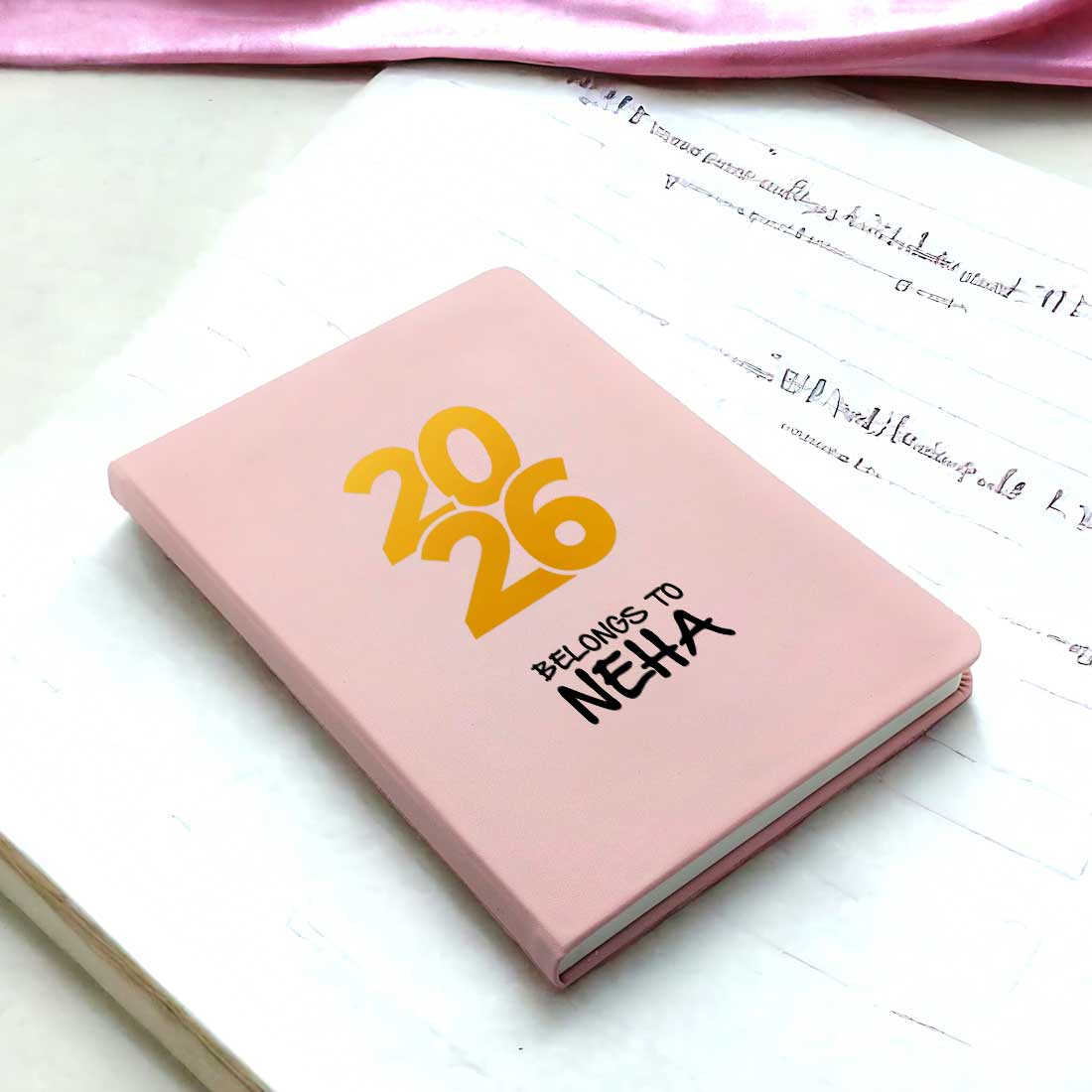 Nutcase Personalized Diary for Women with Premium Hard Cover, Calendar & Planner