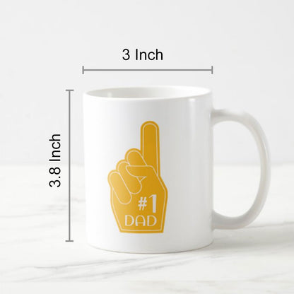 Ceramic Designer Tea Coffee Mug Gift for Dad - Hashtag Dad