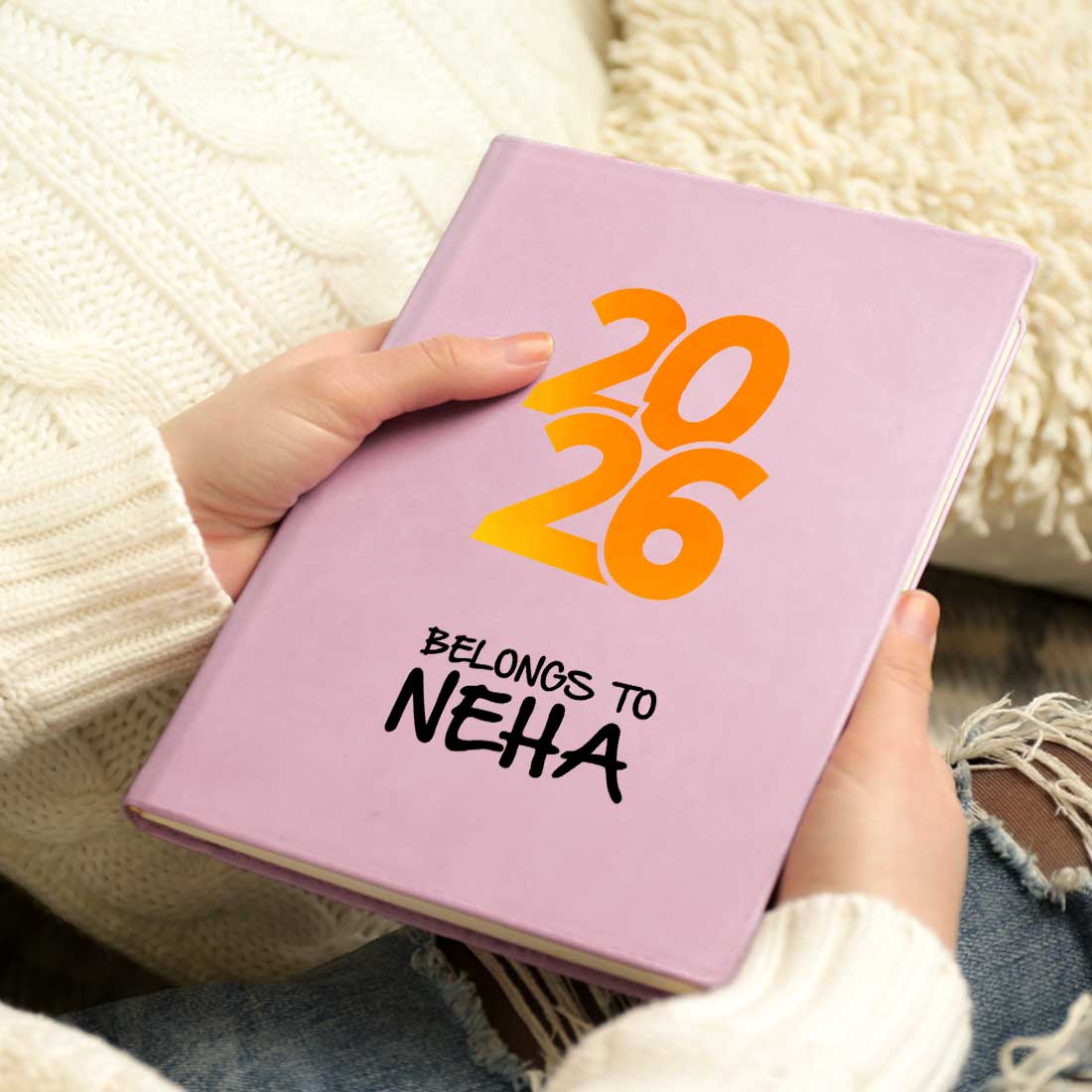 Nutcase Personalized Diary for Women with Premium Hard Cover, Calendar & Planner