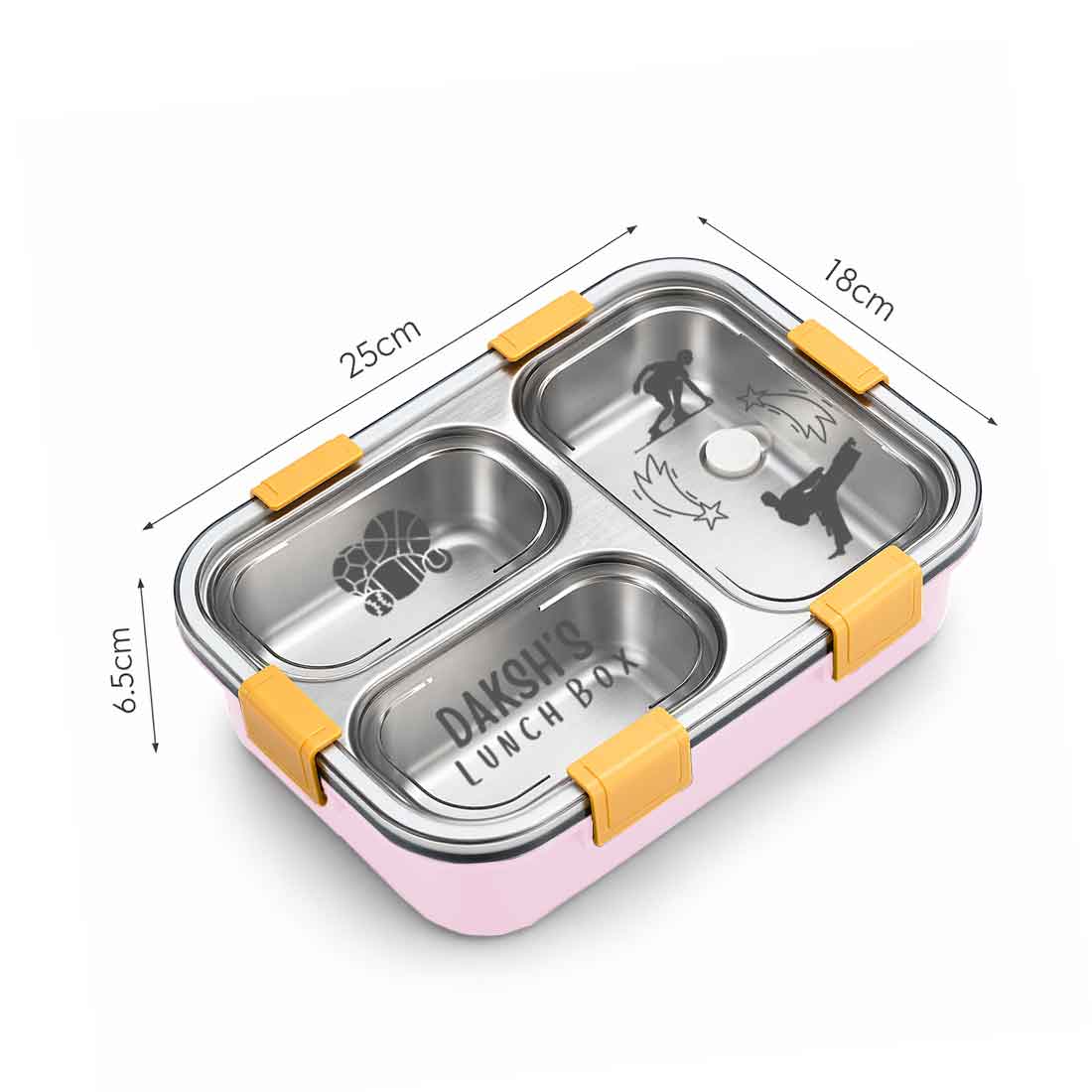 Personalised Childrens Lunch Box Stainless Steel Insulated Tiffin Box