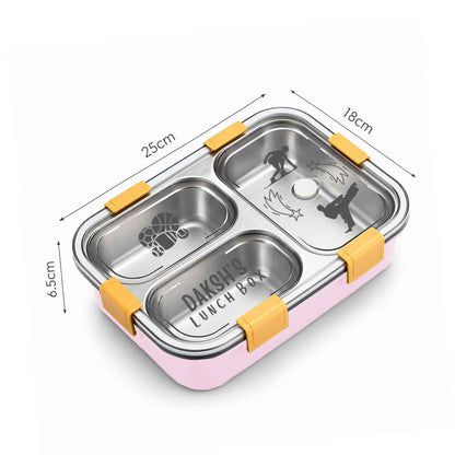 Personalised Childrens Lunch Box Stainless Steel Insulated Tiffin Box