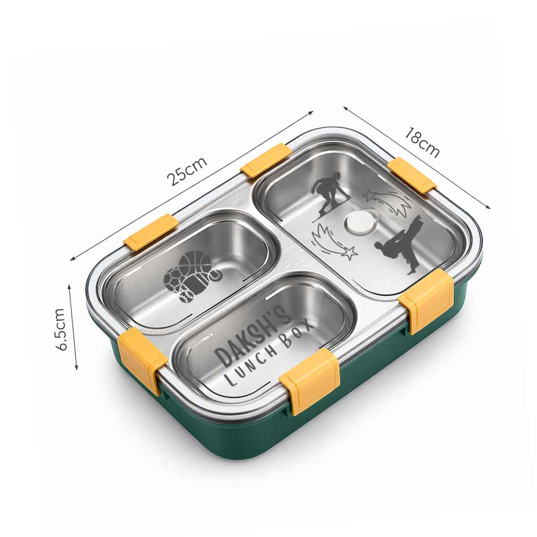 Personalised Childrens Lunch Box Stainless Steel Insulated Tiffin Box