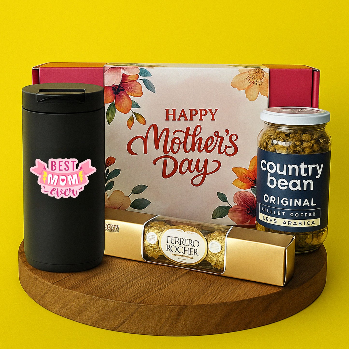 Mother’s Day Coffee Tumbler – 400ml Stainless Steel Flask Coffee Gift Set