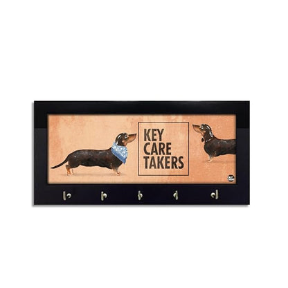 Wood Key Holder for Home Office Keys Stand - Key Care Taker