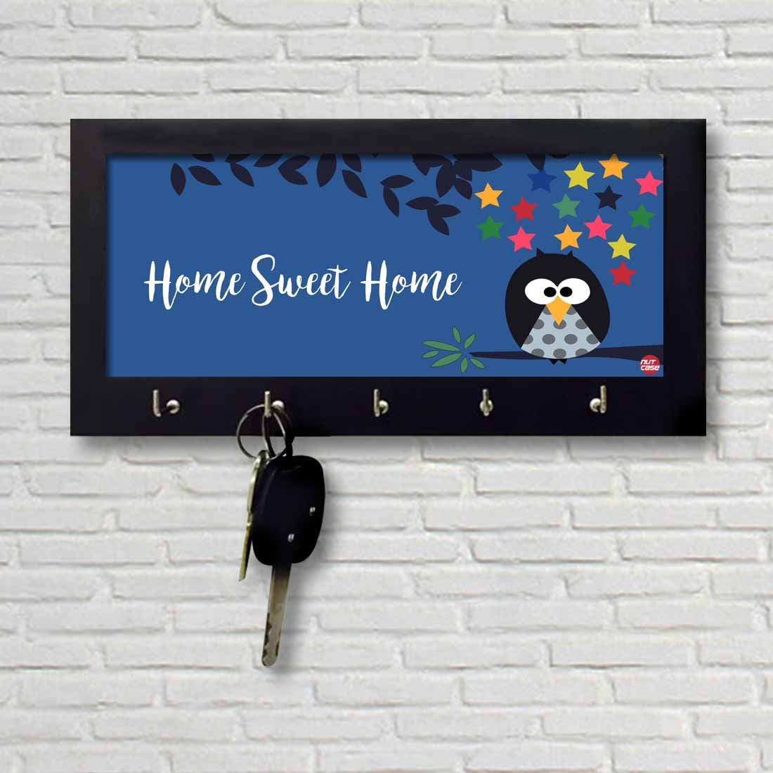 Key Holder Hanger for Wall Mount Keys Organizer - Home Sweet Home