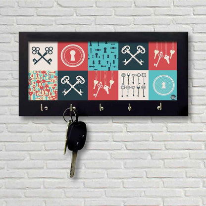 Key Holder Hanger For Wall -  KEYS ART