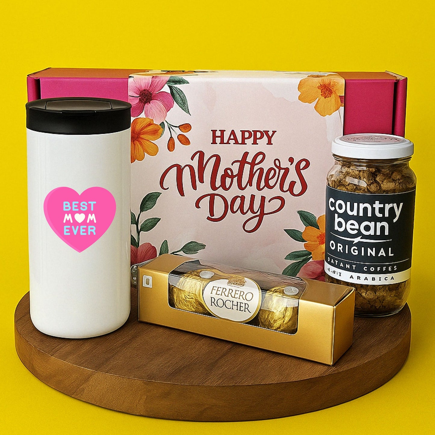 Mother’s Day Coffee Tumbler – 400ml Stainless Steel Flask Coffee Gift Set