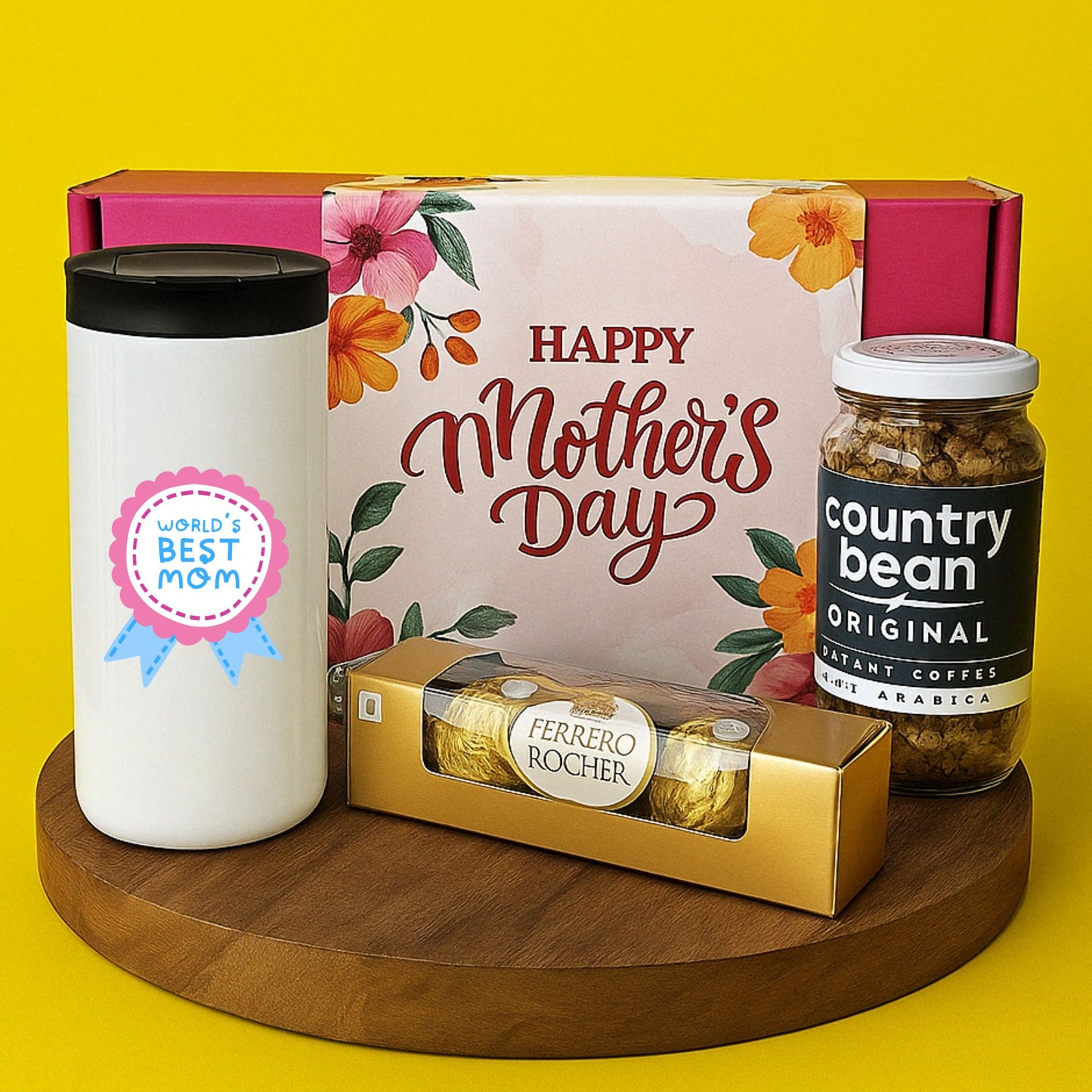 Mother’s Day Coffee Tumbler – 400ml Stainless Steel Flask Coffee Gift Set