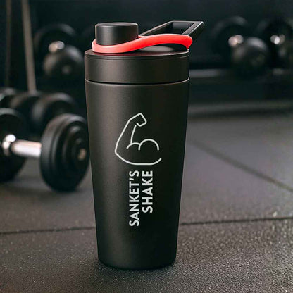 Custom Shaker Bottle for Protein Mixer Sippers Gym Workouts with Whisk Ball
