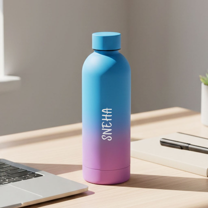 Personalised Water Bottles | Vacuum Insulated Bottles | 500ml Double Insulated Bottle, Leakproof, BPA-Free