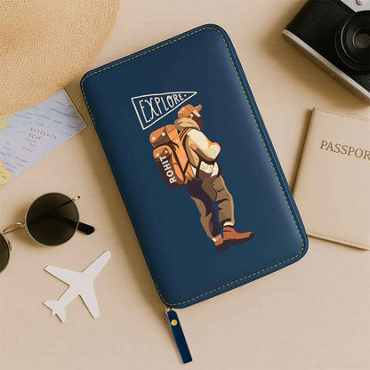 Personalized Passport Organizer & Luggage Tag Set – Travel in Style