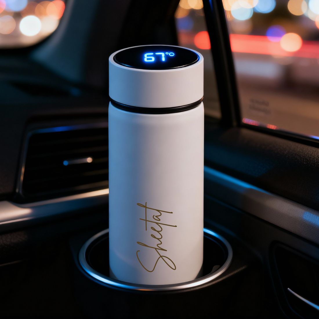 Custom Water Bottle with Temperature Display-Insulated Bottle 500ml