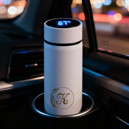 Customized Temperature Water Bottle with Insulated Display Bottle 500ml