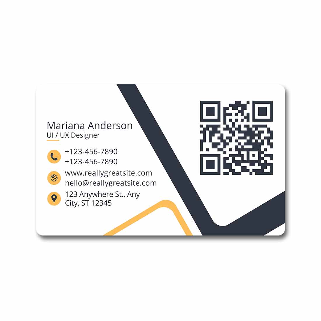 Personalized Business Card design With QR Code Custom NFC Cards India ...
