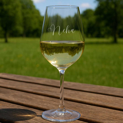 Premium Engraved Wine Glass - Custom Premium Wine Glasses Set