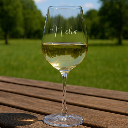 Premium Engraved Wine Glass - Custom Premium Wine Glasses Set