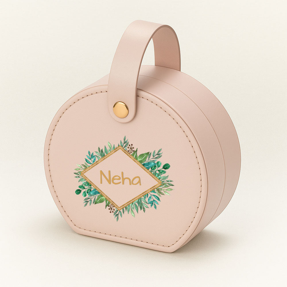 Customised Jewellery Box for Ladies Earring, Ring, Necklace - Mini Jewelry Box