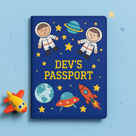 Customized Fancy Passport Holder - Space
