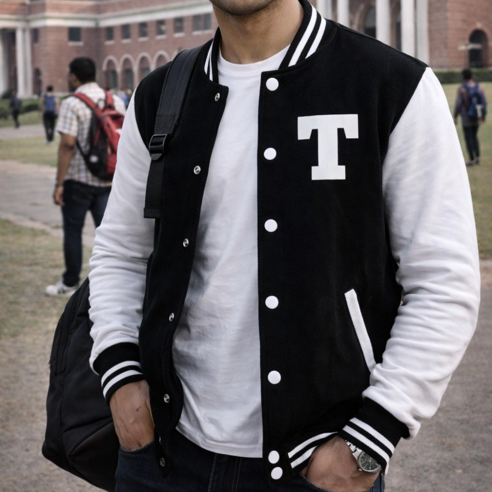Custom Varsity Jackets For Men Letterman College Jacket With Initial