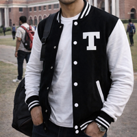 Custom Varsity Jackets For Men Letterman College Jacket With Initial