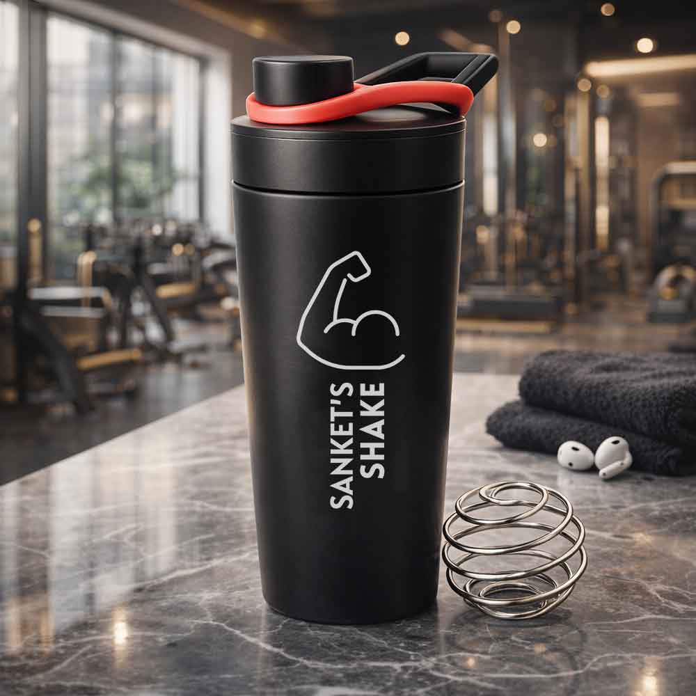Personalised Gym Shaker Bottle for Protein Shakes – Nutcase