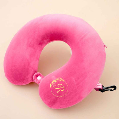 Travel Pillow for Flights with Initial Neck Rest Support Pillow with Memory Foam